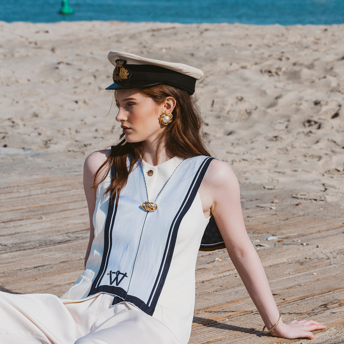 Henley Regatta style ideas, accessories , sailor collar