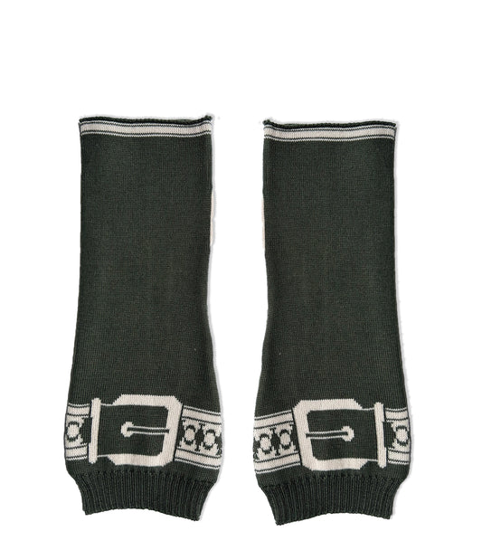 Snaffle Short Handwarmers Olive/Taupe