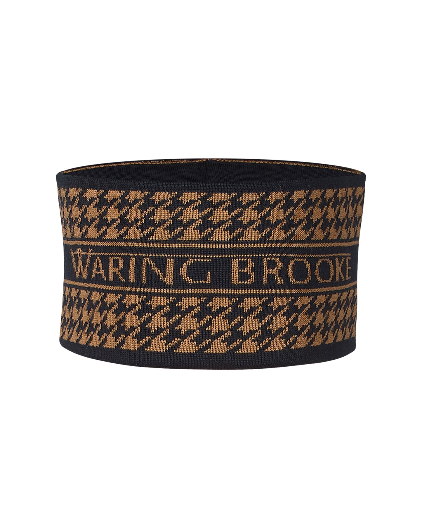 NEW IN: Signature Houndstooth Headband - Navy/Tan