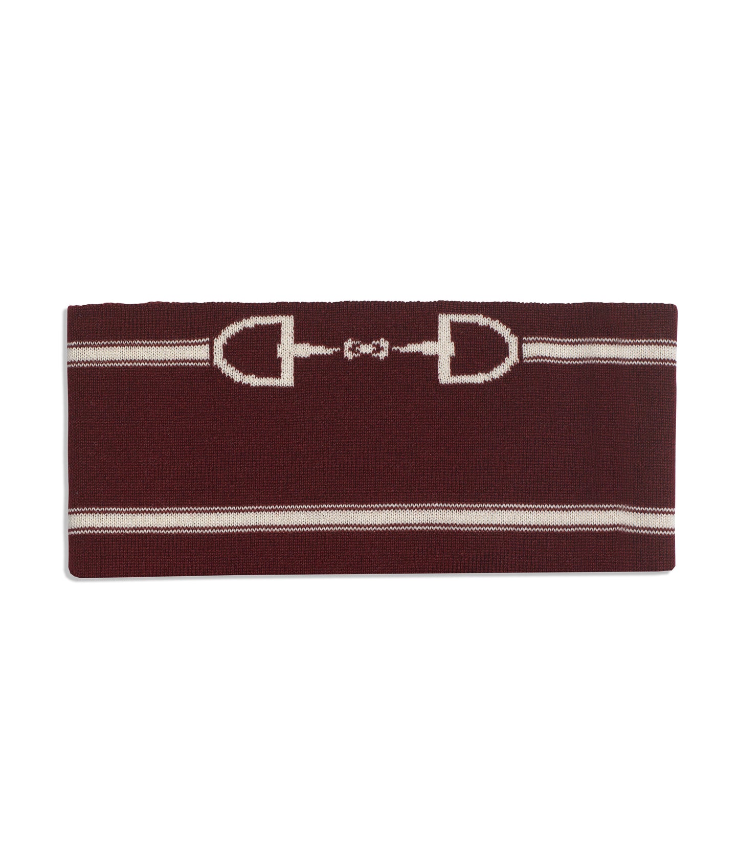 Snaffle Headband / Snood Plum/Taupe
