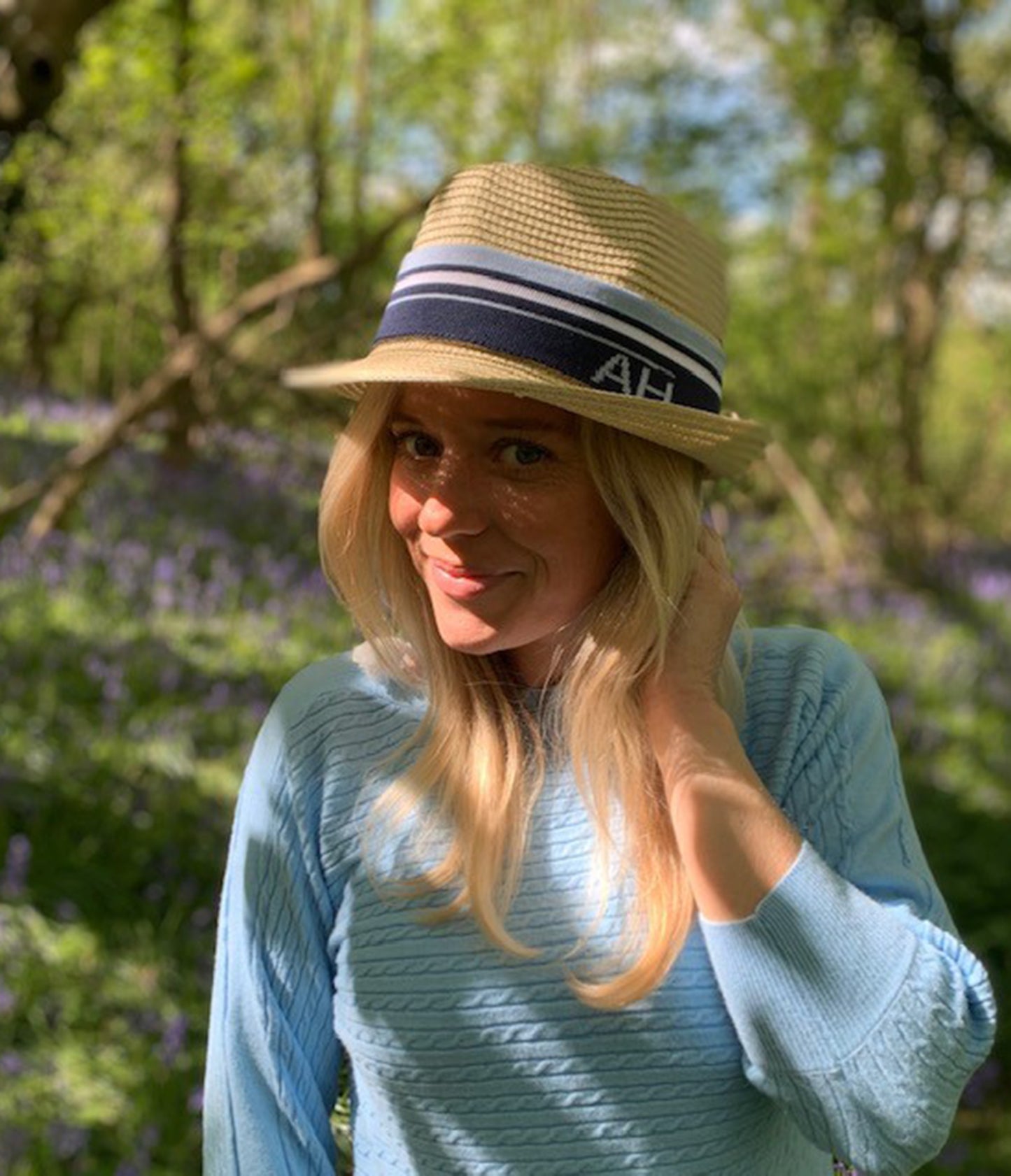 Summer Trilby Hat with Changeable Band