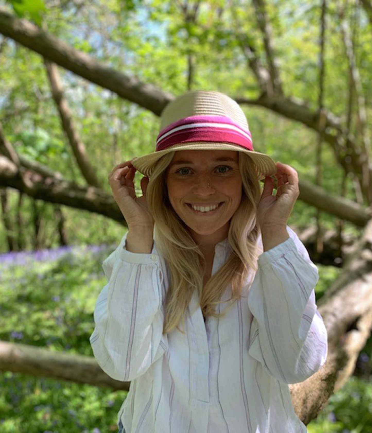 Summer Trilby Hat with Changeable Band
