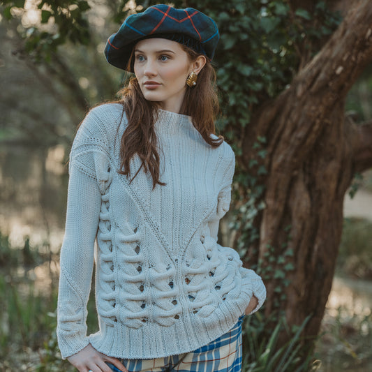 Blister Cable Hand-Knit Jumper