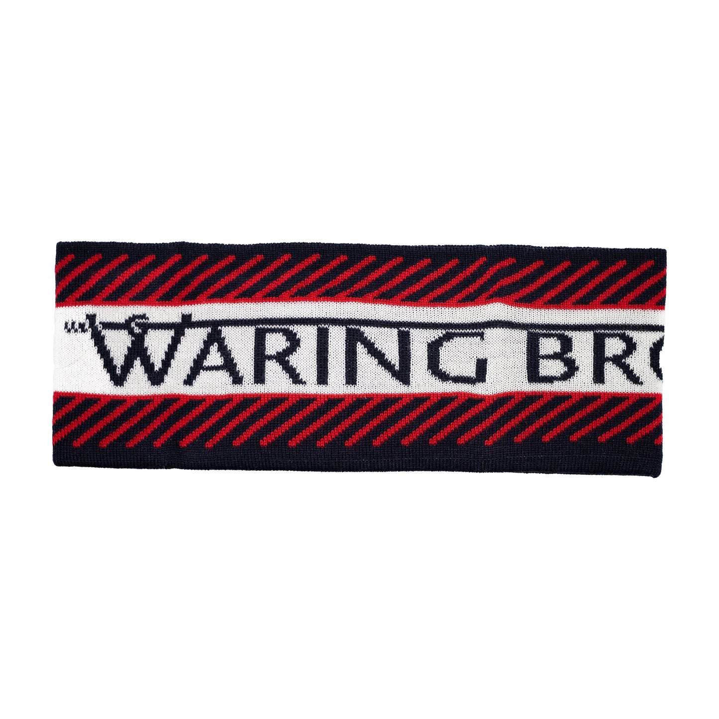 Alpine Stripe Headband & Snood Red