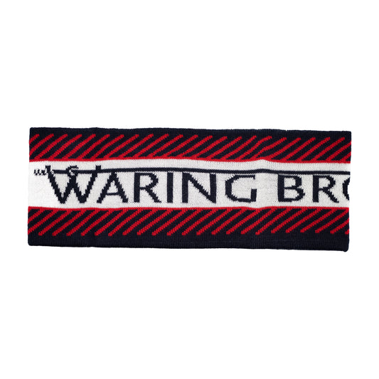 Alpine Stripe Headband & Snood Red