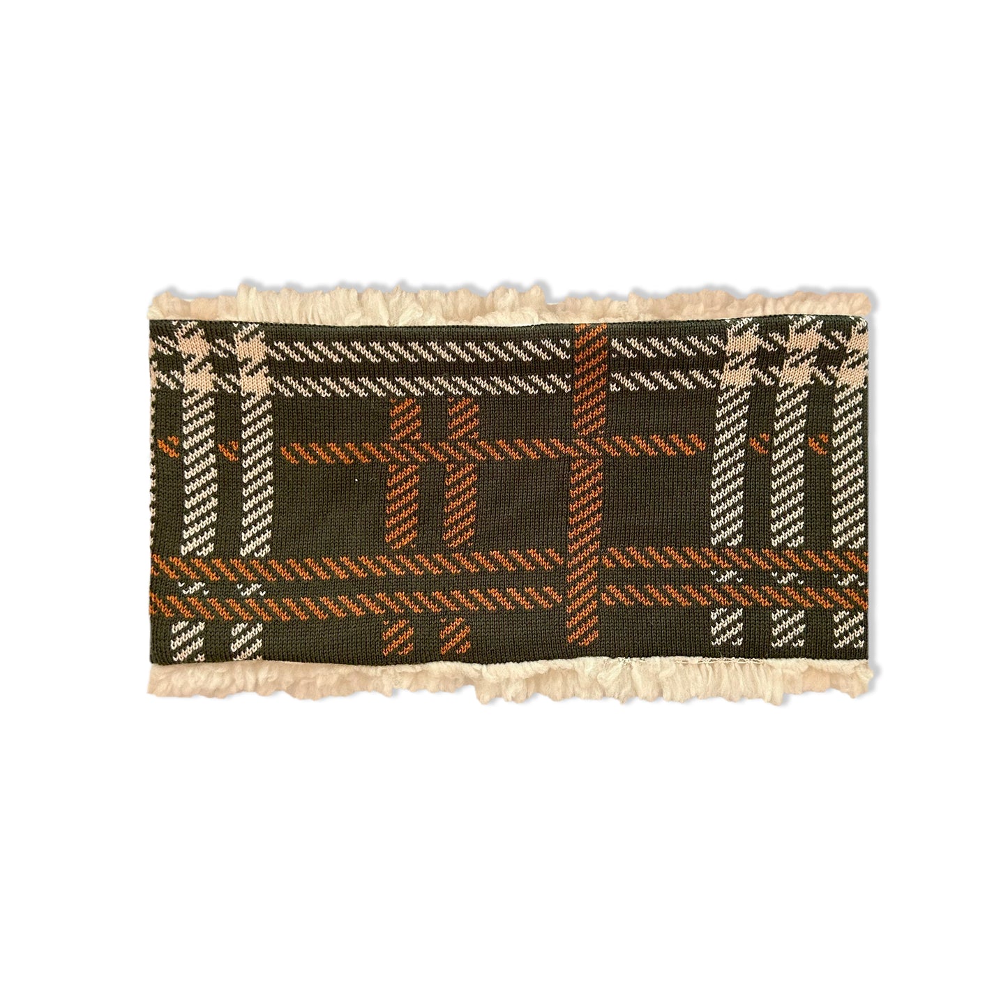 Highland Tartan Headband Olive