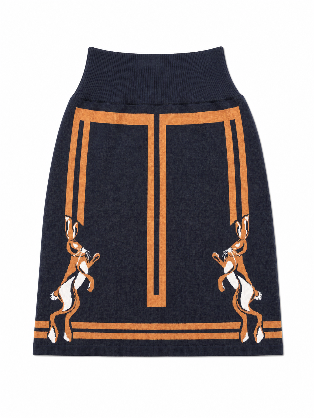 OUTLET: Boxing Hare Skirt Navy