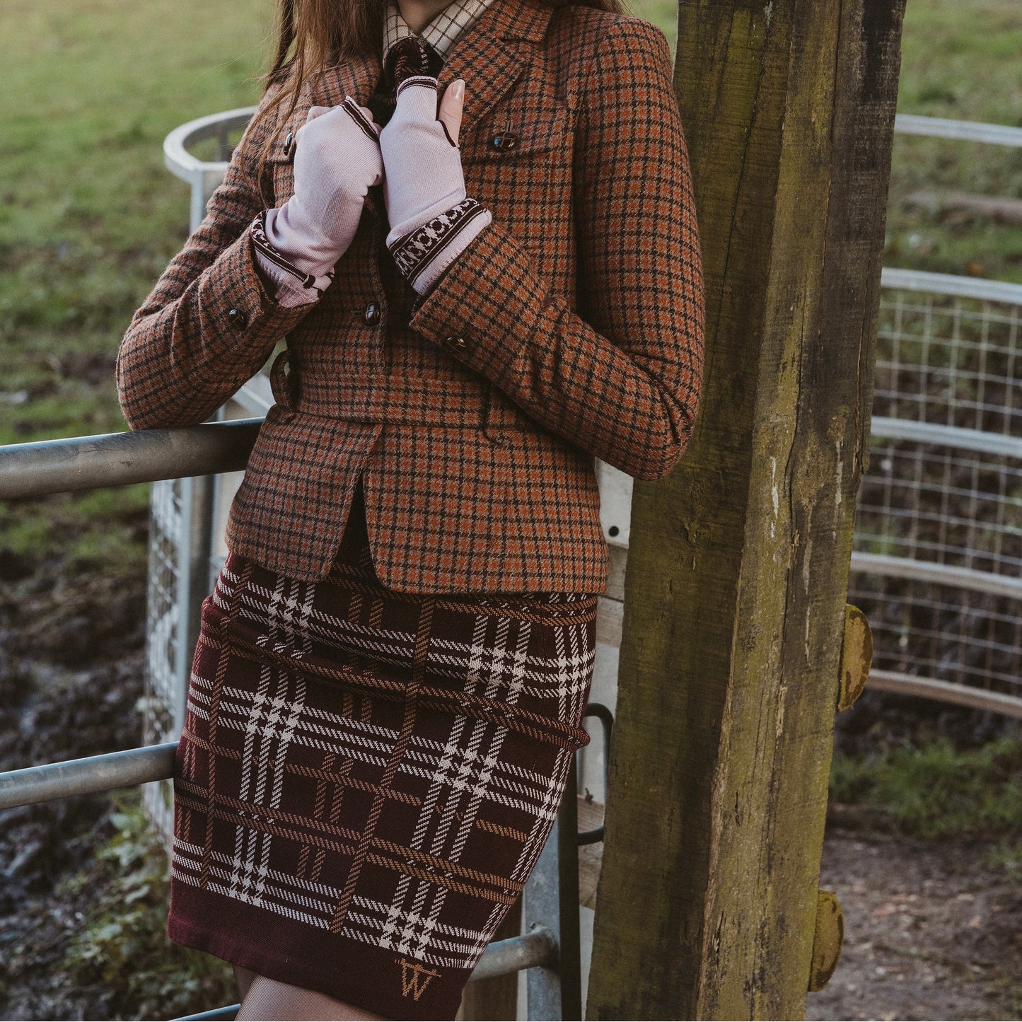 BLACK FRIDAY: Highland Tartan Skirt Olive