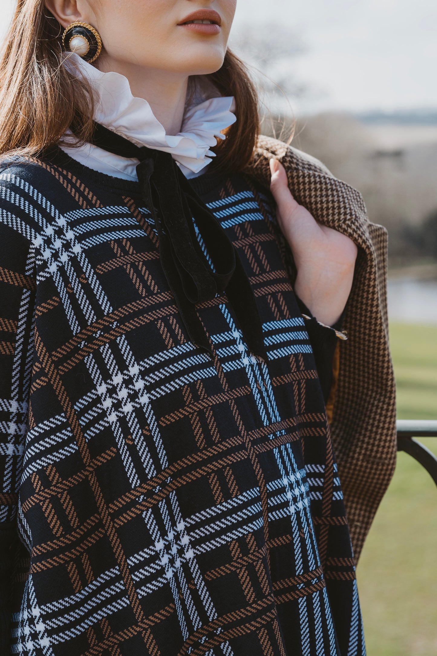 Highland Tartan Pullover Olive