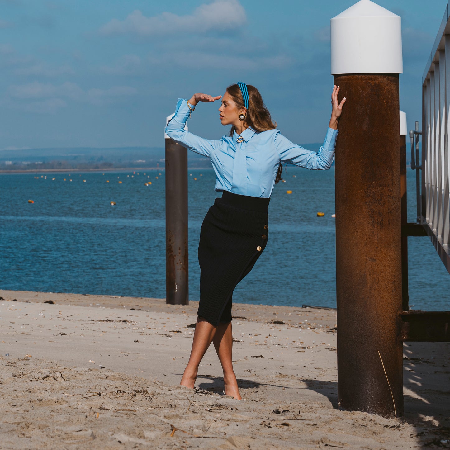 Sailor Longline Skirt