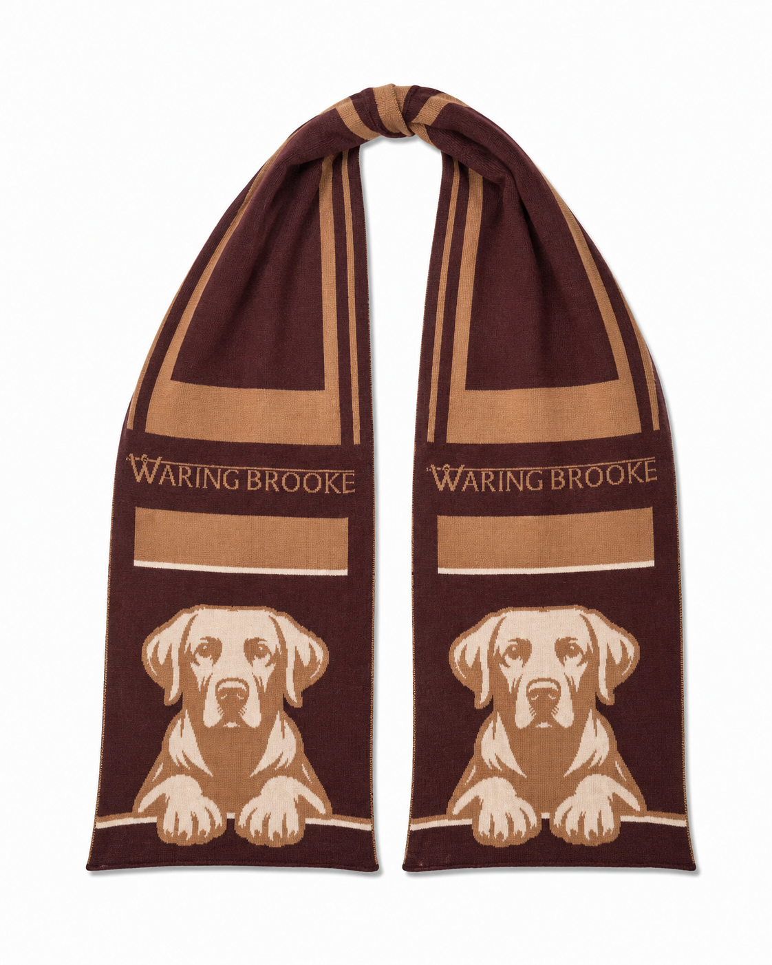 Loyal Labrador Scarf Yellow