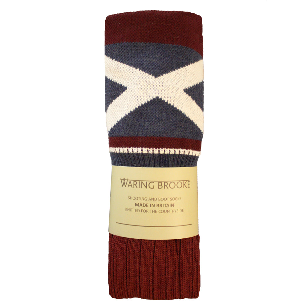 Flag of SCOTLAND Personalised Boot Socks