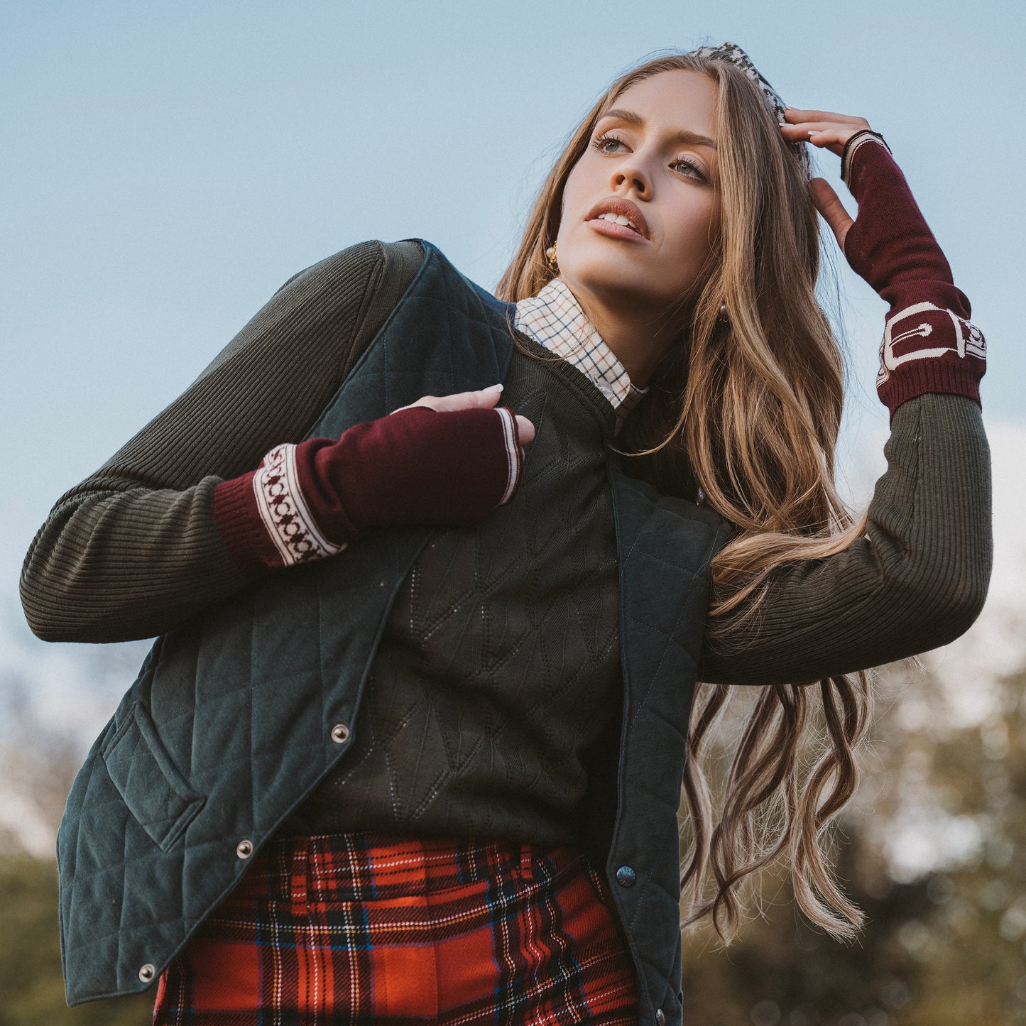 Argyle Pull Over Navy