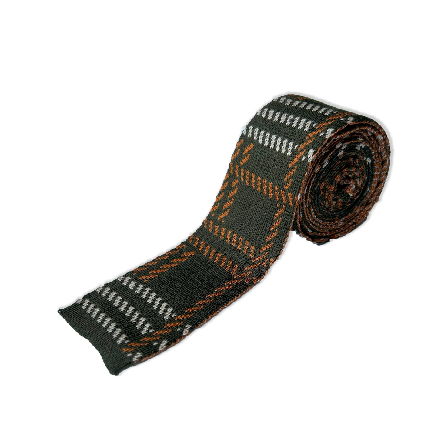 Highland Tartan Tie Olive