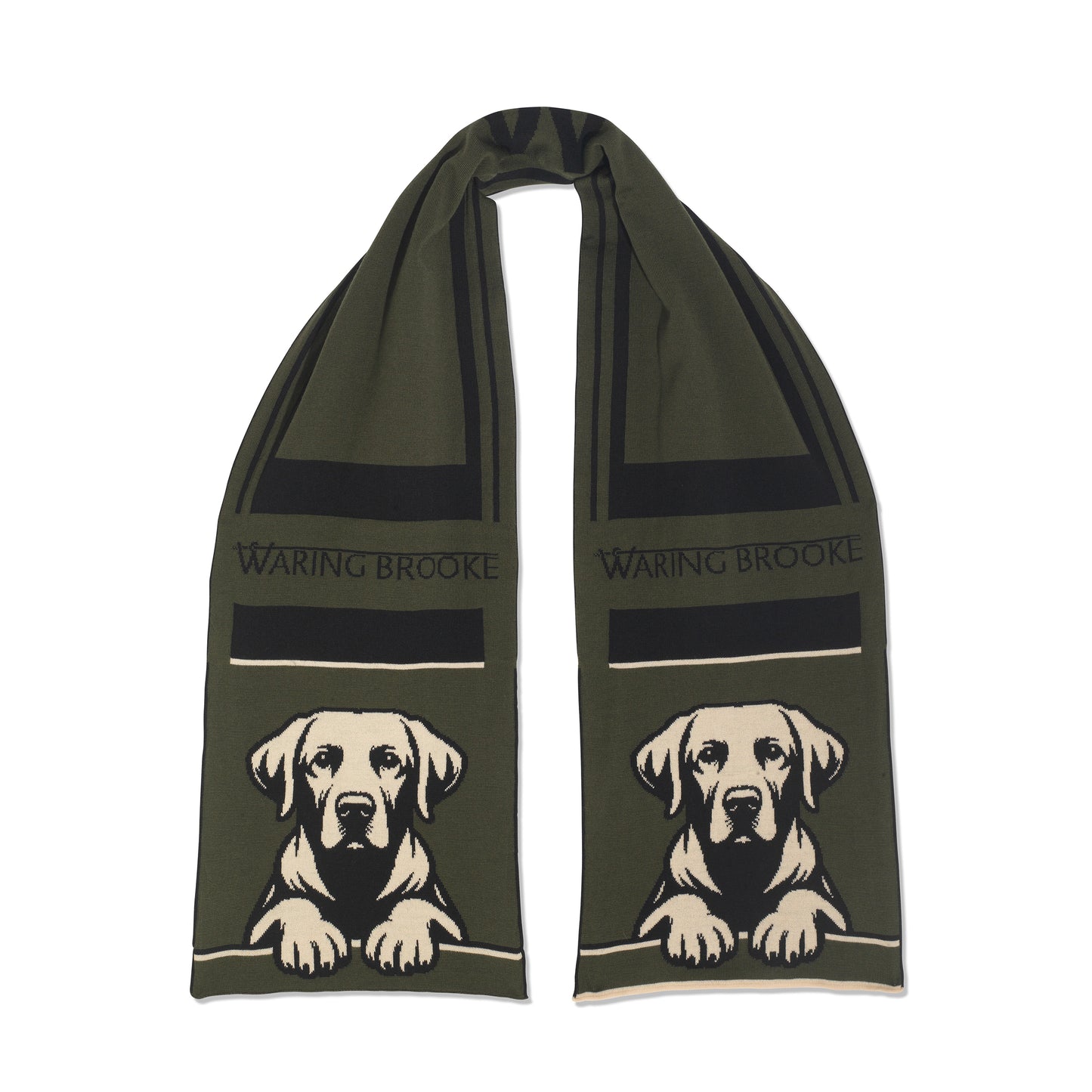 Loyal Labrador Scarf Black