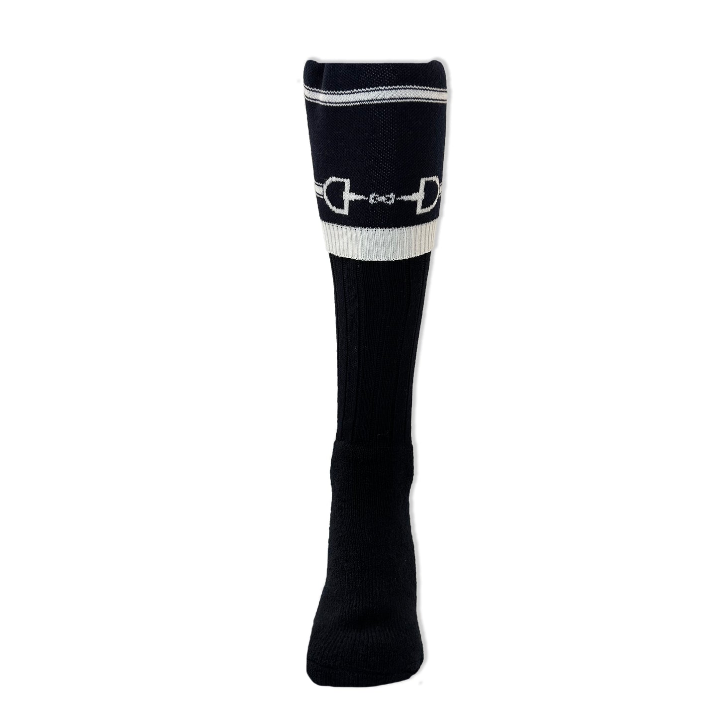 Snaffle Socks Navy/White