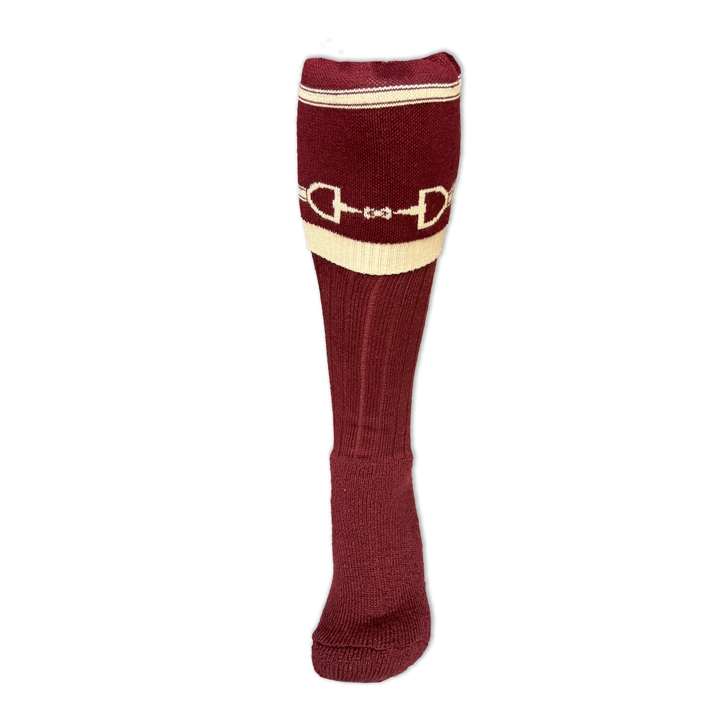 Snaffle Socks Plum/Taupe
