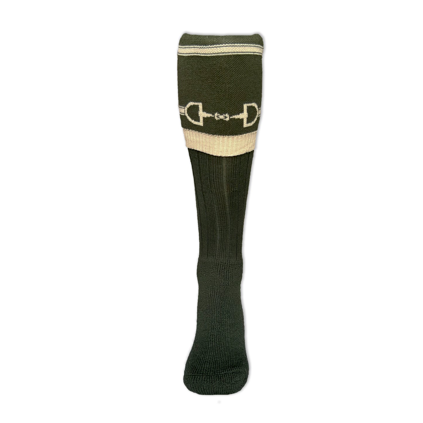 Snaffle Socks Olive/Taupe