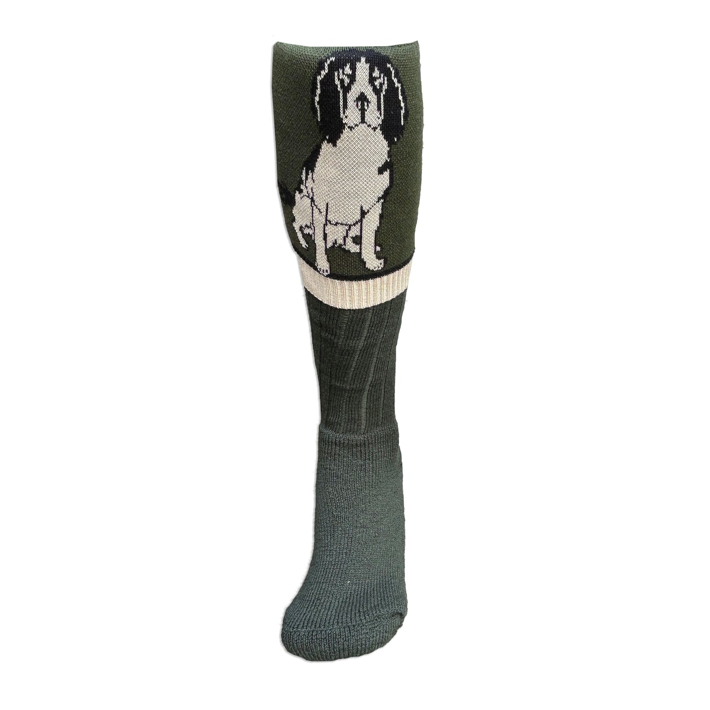 Springer Spaniel Sock Black/White