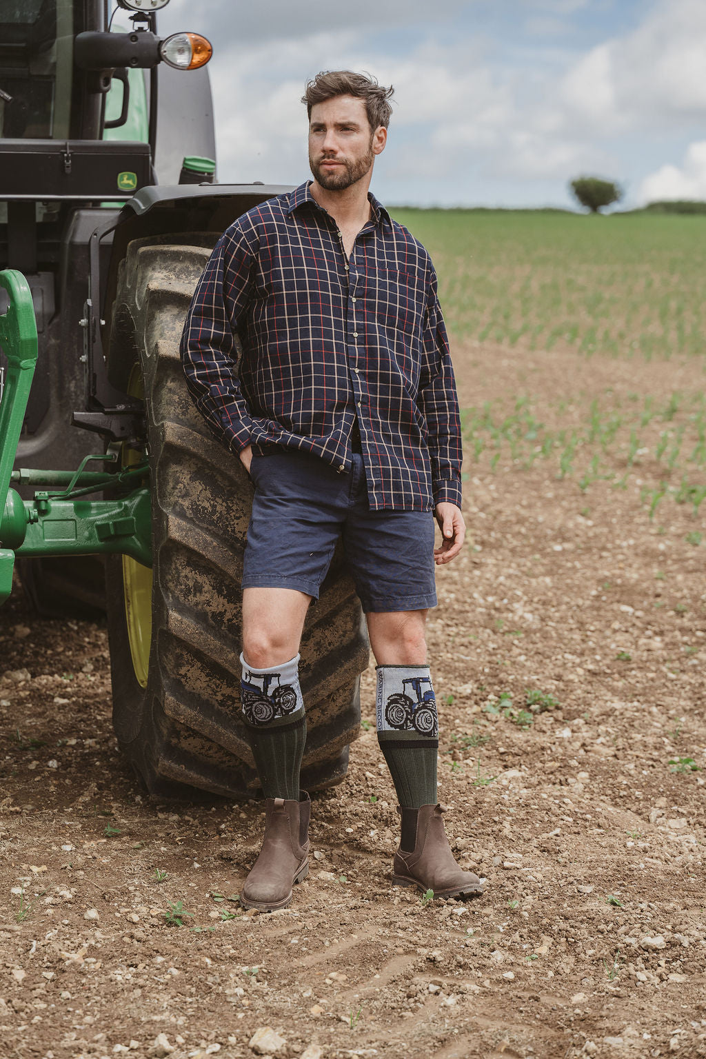 NEW IN: Tread and Tractor- Blue