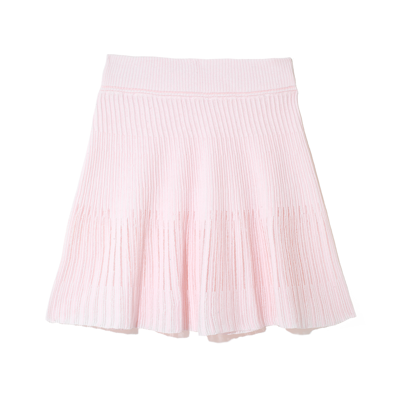 Mother of Pearl Fit and Flare Skirt Pink