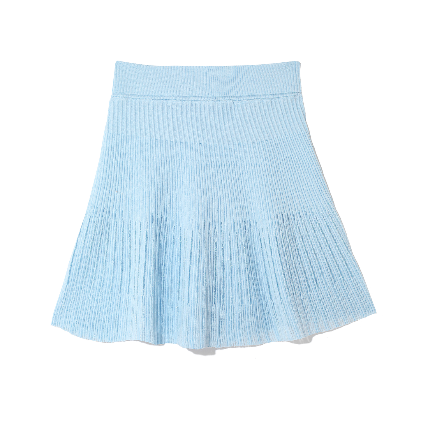 Mother of Pearl Fit and Flare Skirt Blue