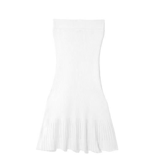 Mother of Pearl Longline Skirt/Dress White