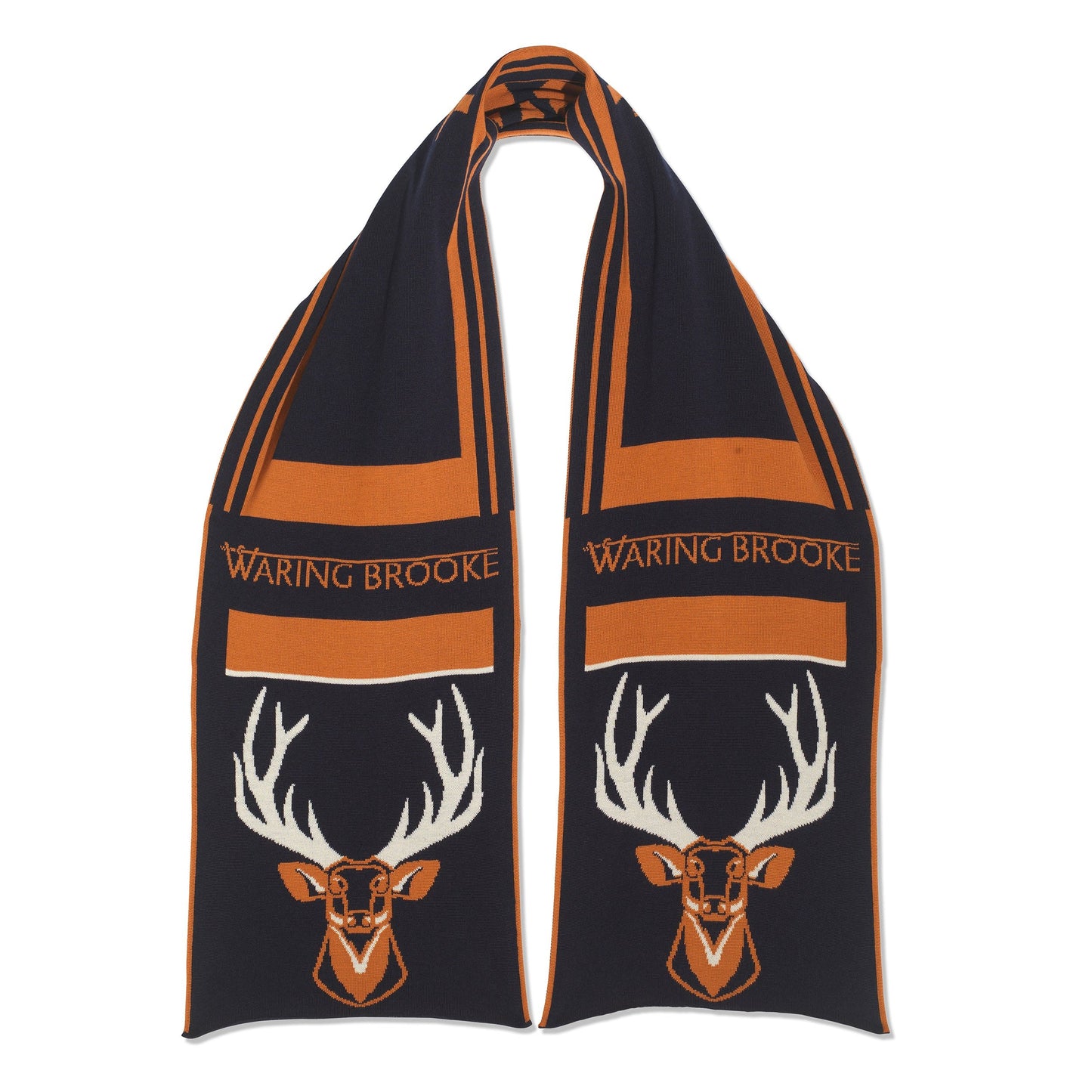 Majestic Stag Scarf Navy