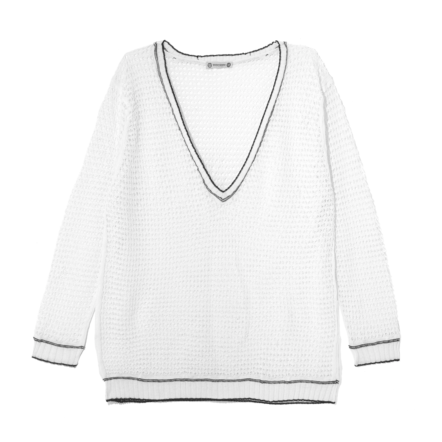 Nottingham Lace Pull Over White