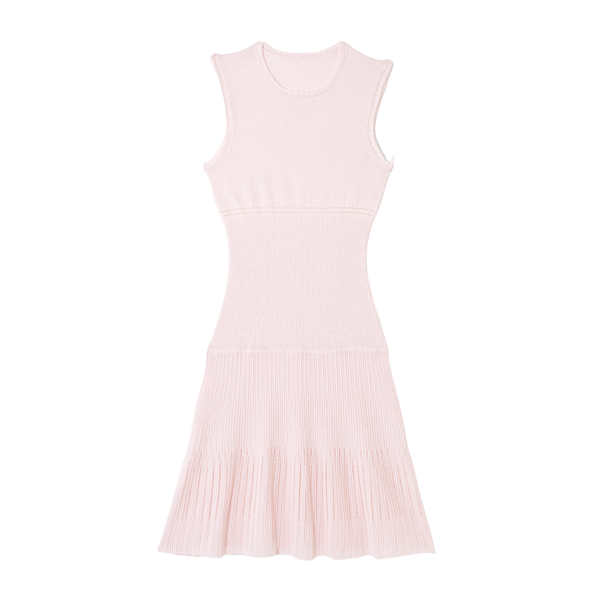 Mother of Pearl Fit and Flare Dress Pink