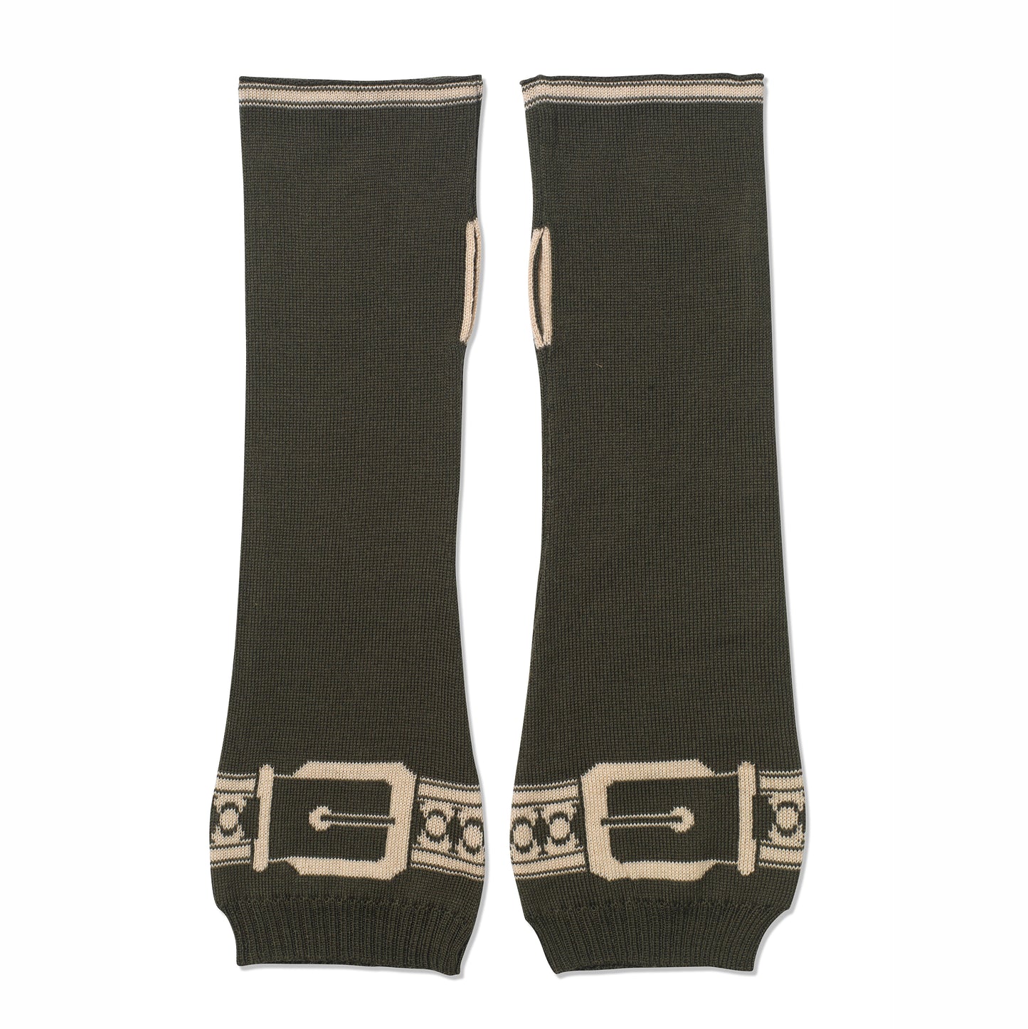 Snaffle Handwarmers Olive/Taupe