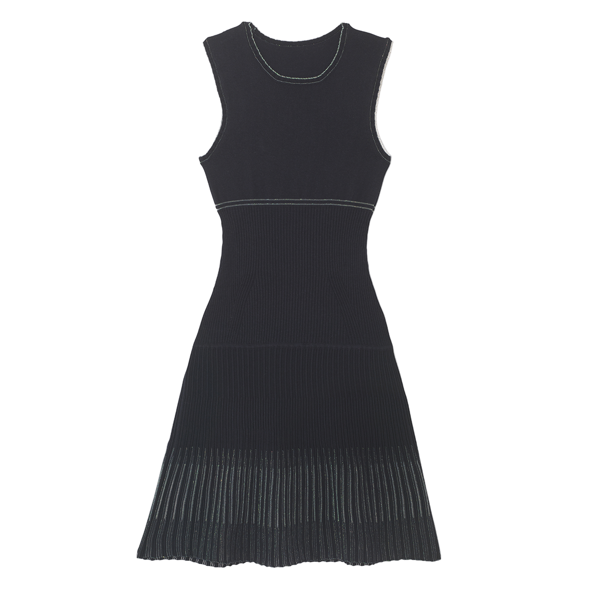 Mother of Pearl Fit and Flare Dress Navy