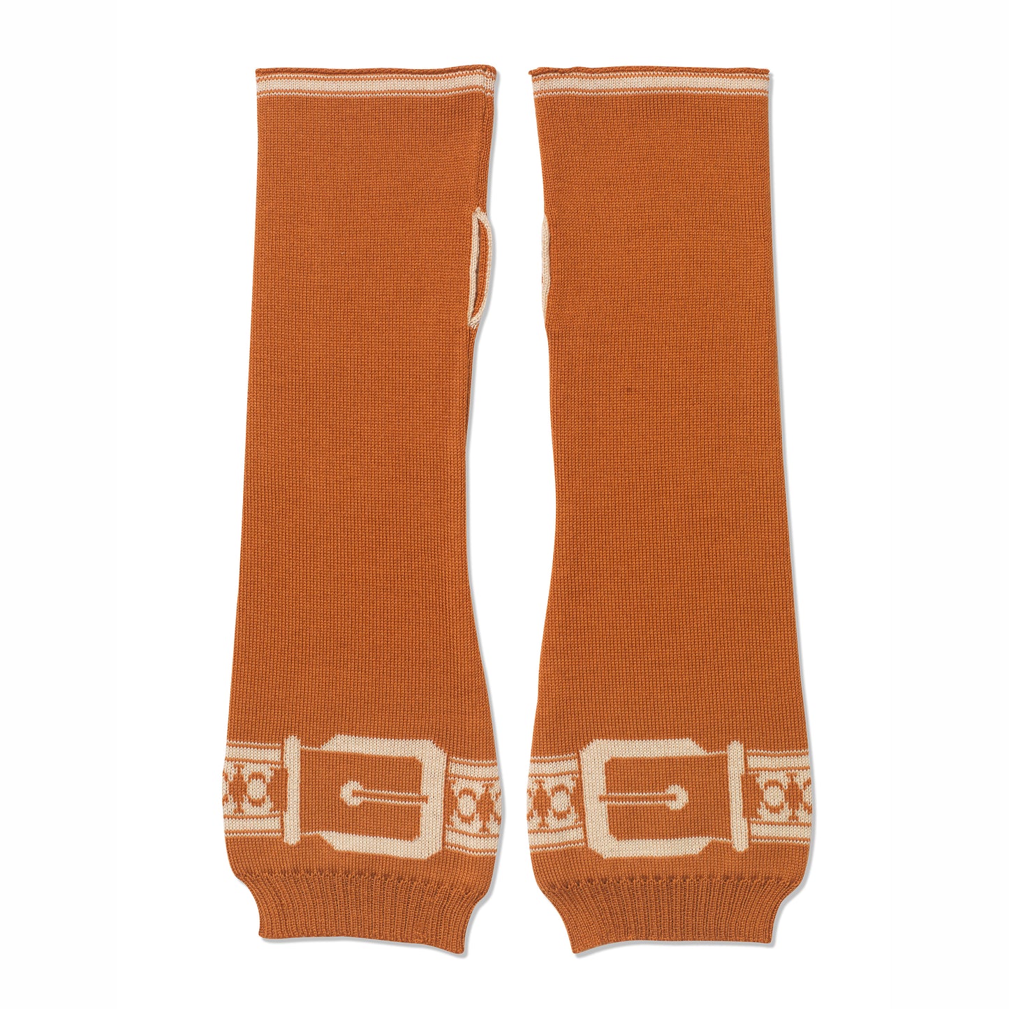 Snaffle Handwarmers Chestnut/Taupe