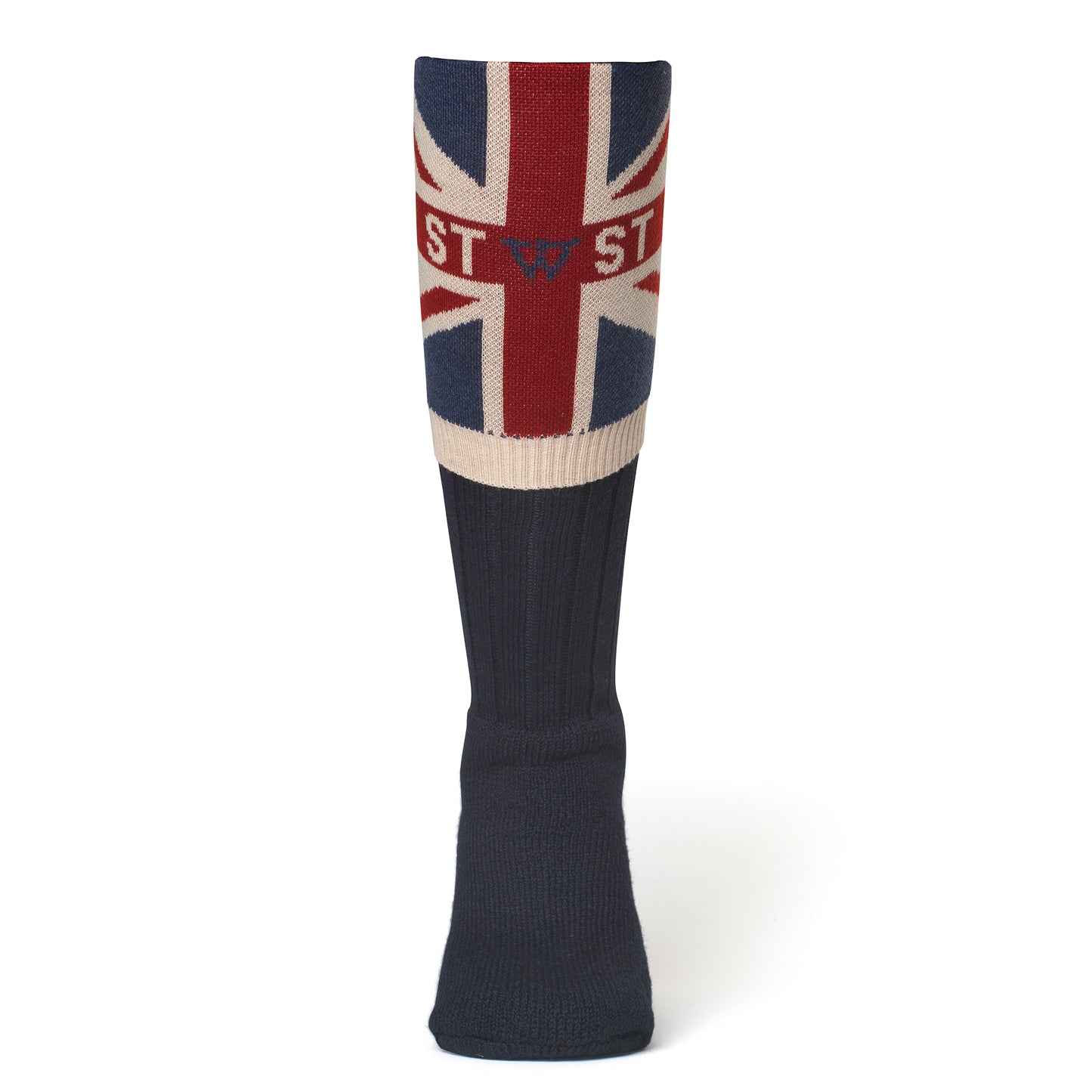 XL Union Jack Personalised Boot Socks Navy