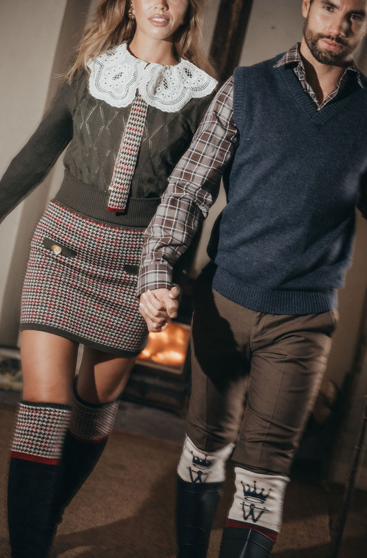 NEW IN: Multi-Houndstooth Tie