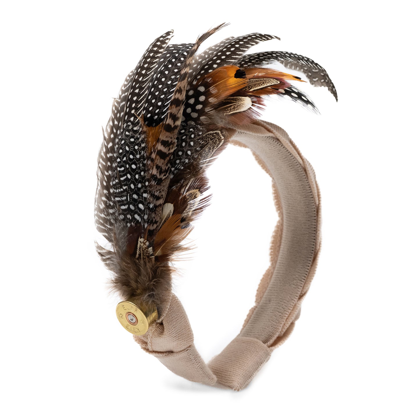 Harrier Feather Hairband Taupe