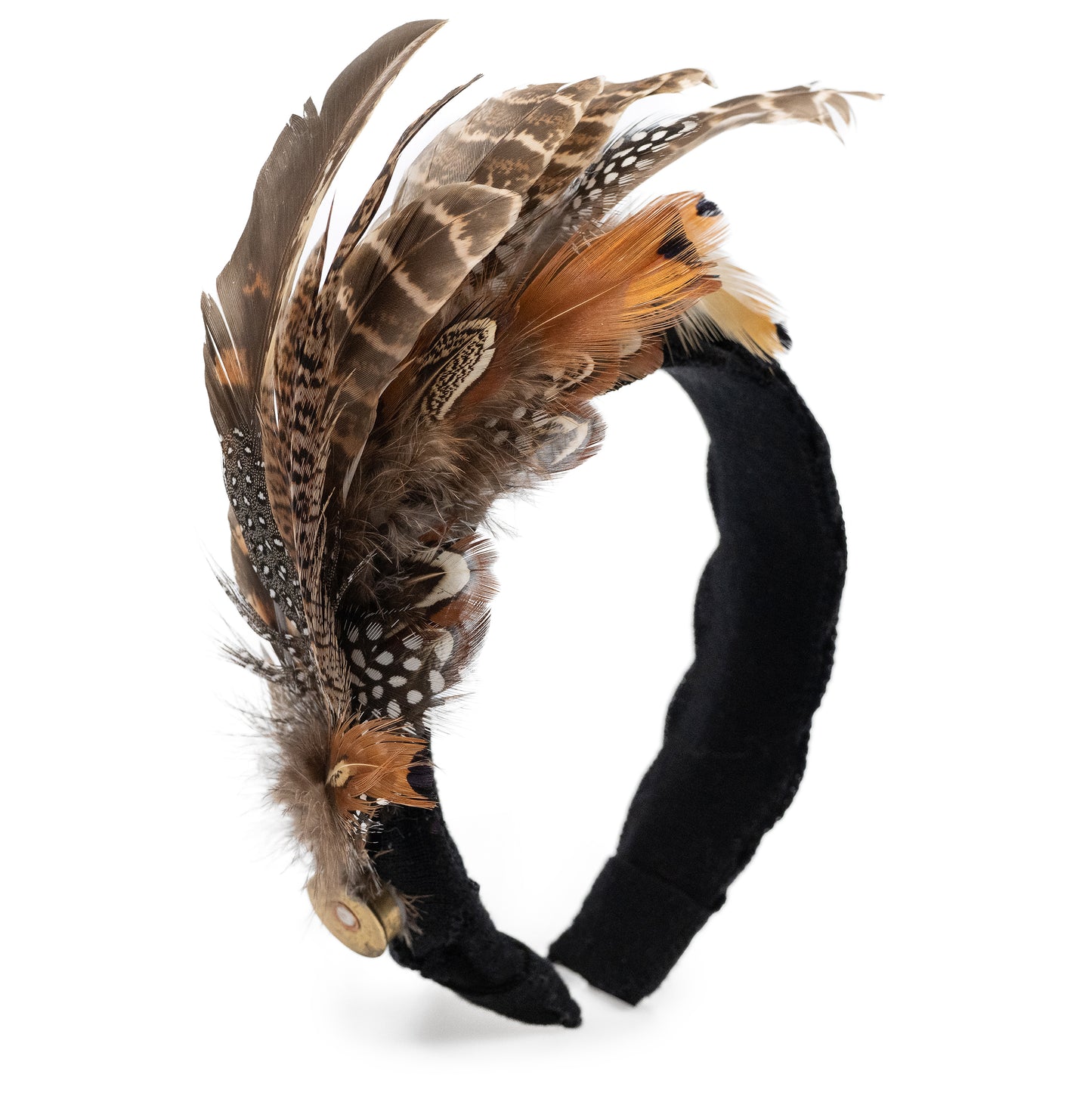 Harrier Feather Hairband Black