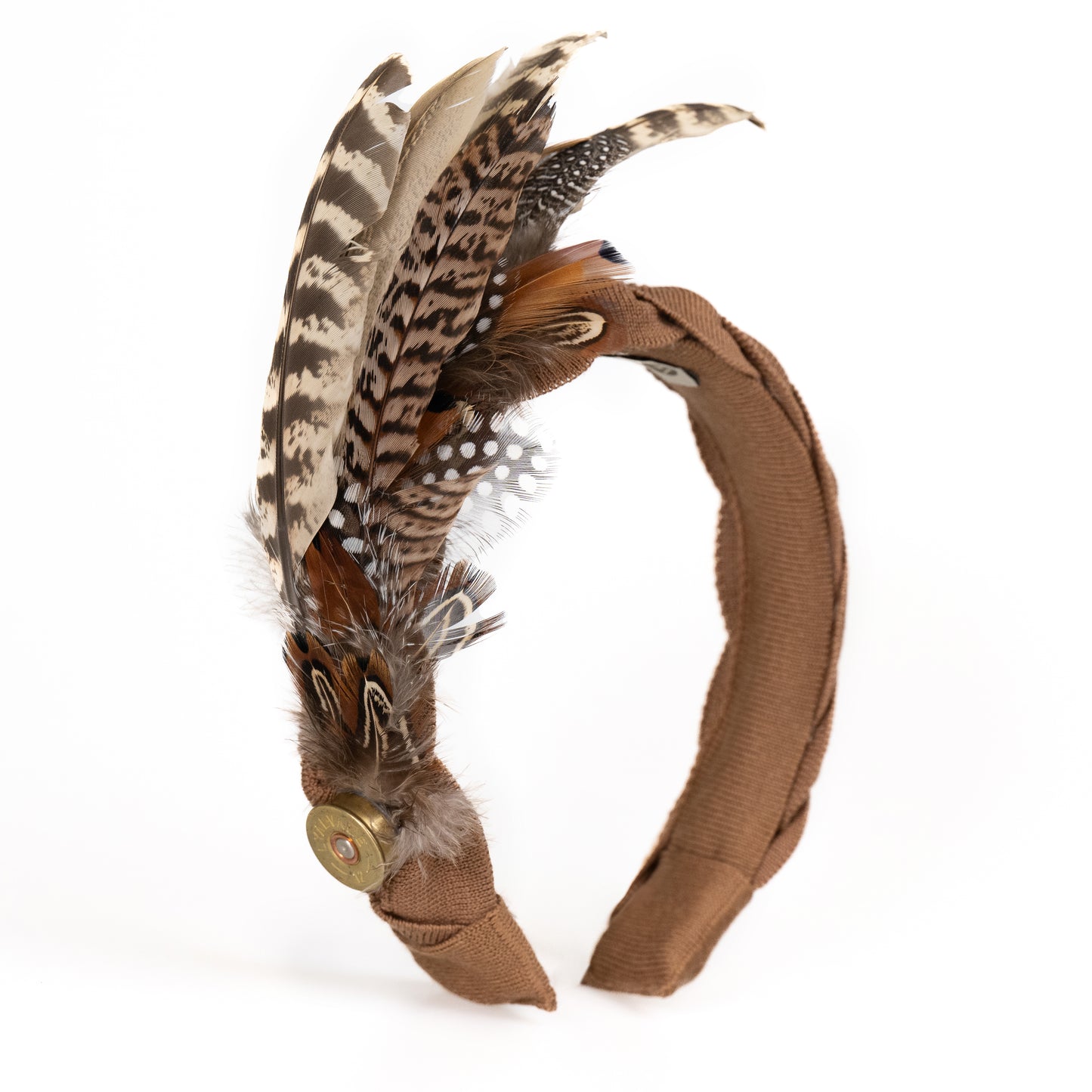 NEW IN: Harrier Feather Hairband Tan