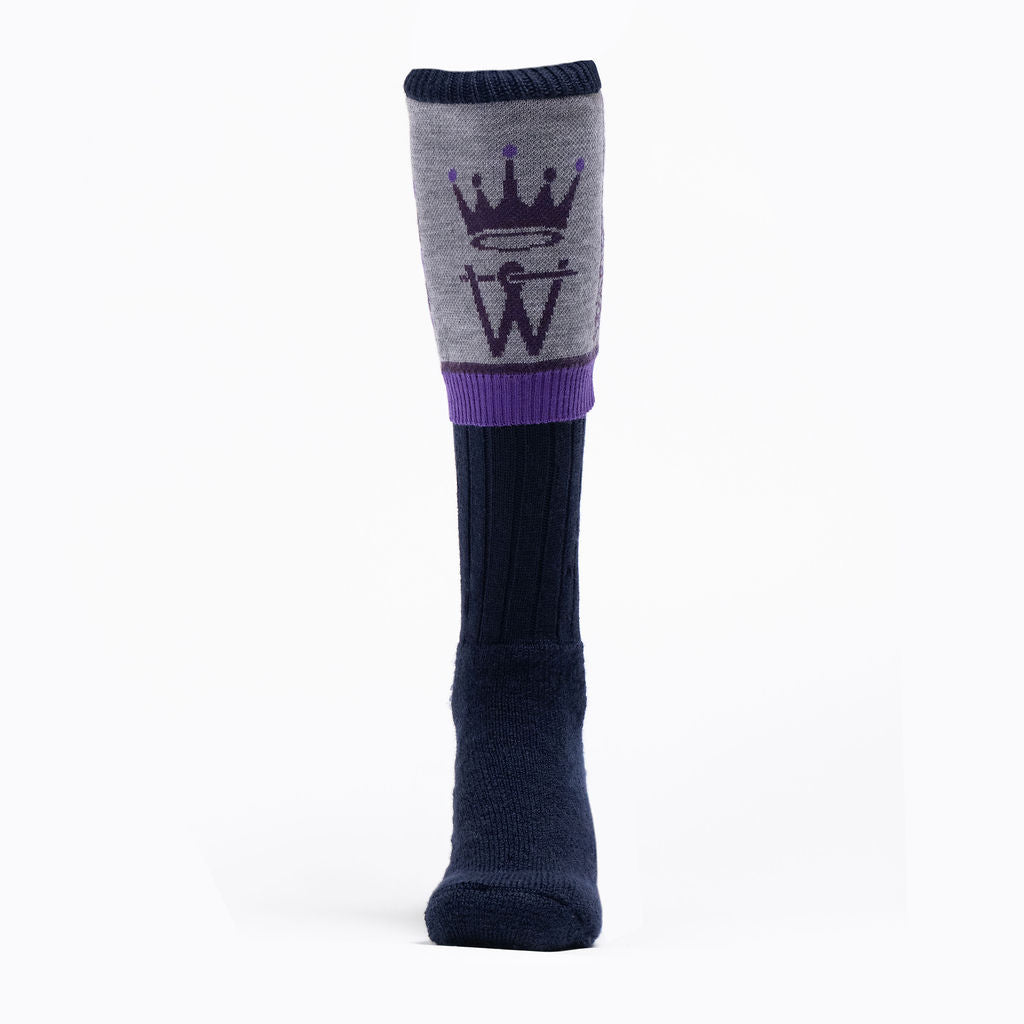NEW IN: Union Jack Flag Personalised Boot Sock Purple
