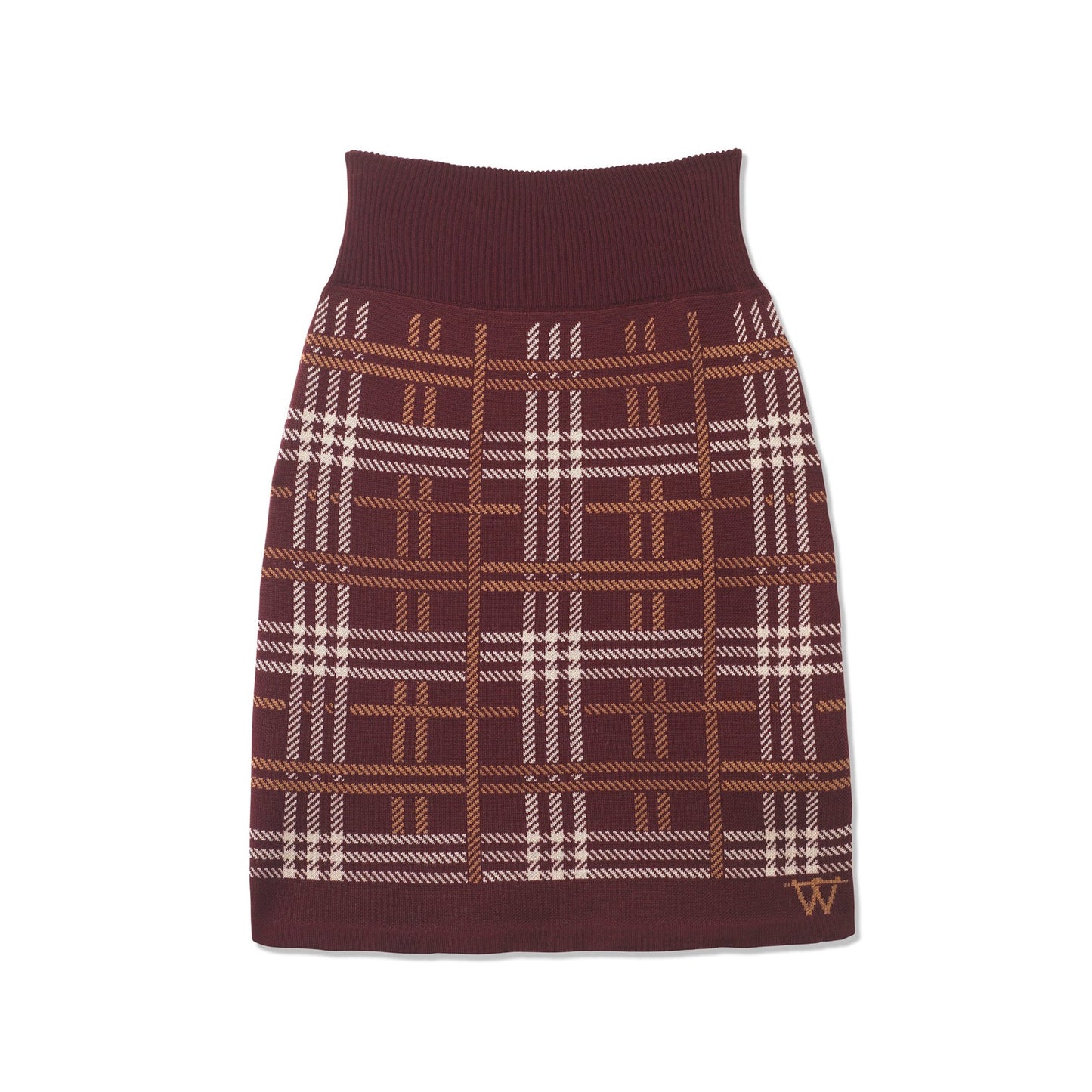 Highland Tartan Skirt Burgundy
