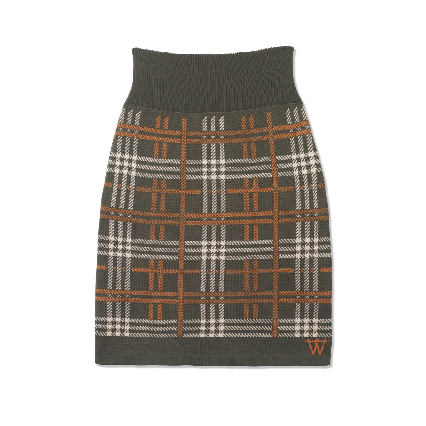 Highland Tartan Skirt Olive