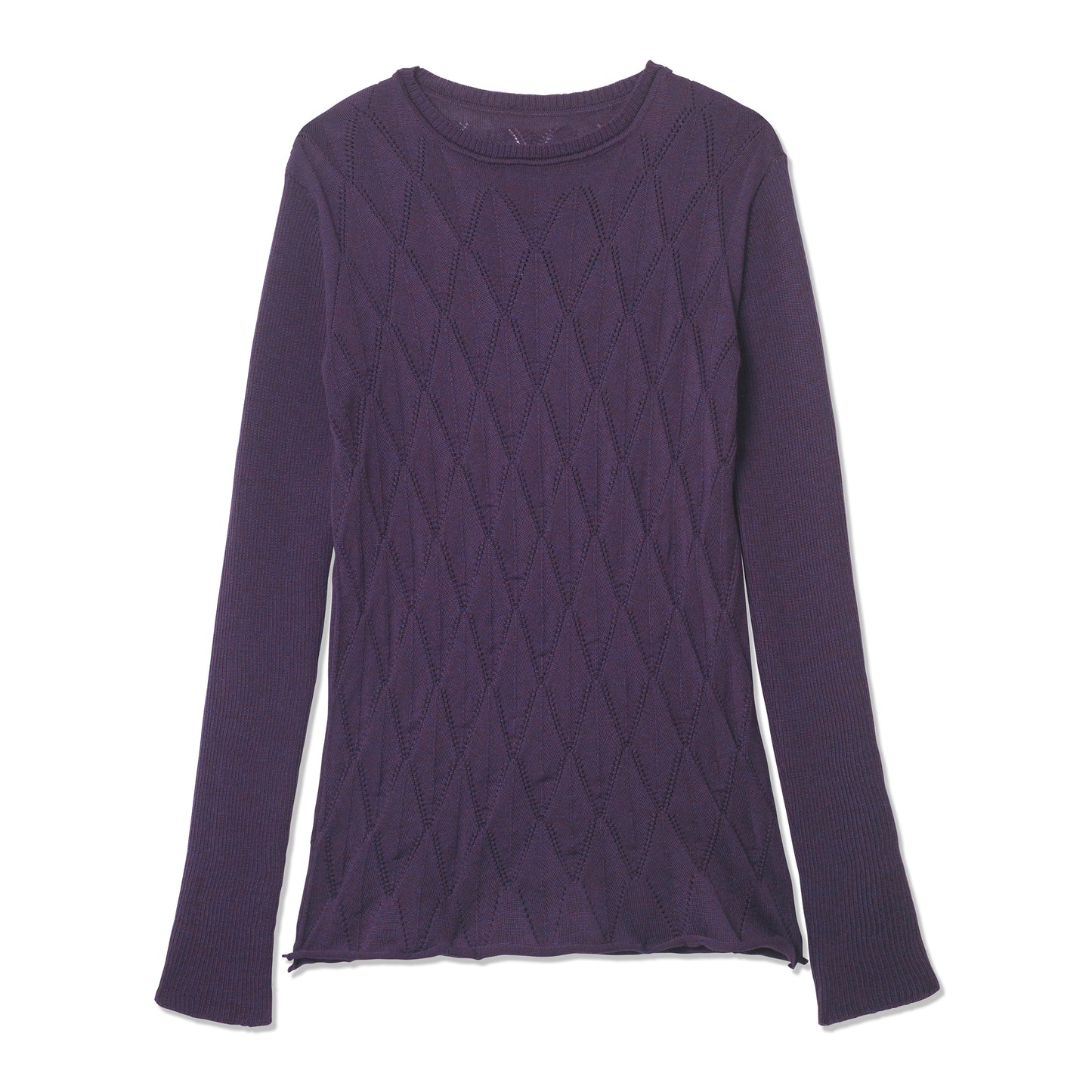 Argyle Pull Over Heather