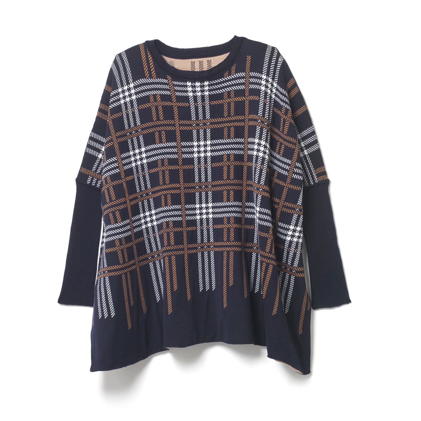 Highland Tartan Pullover Navy