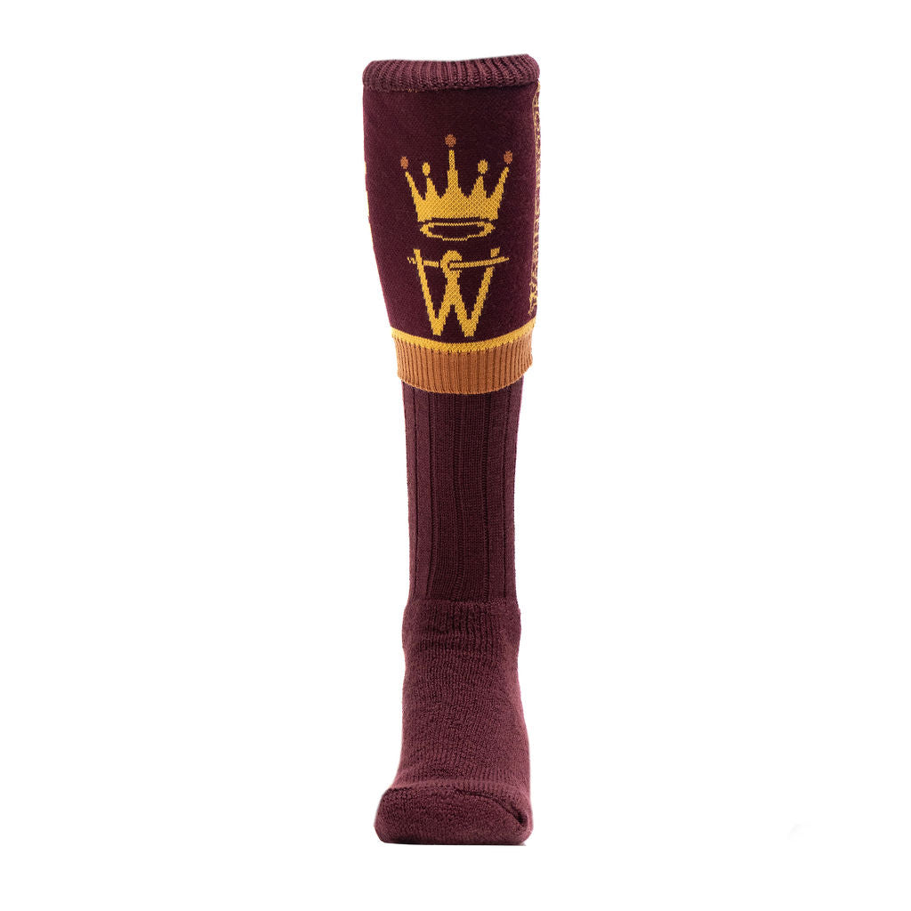 NEW IN: Union Jack Flag Personalised Boot Sock Plum