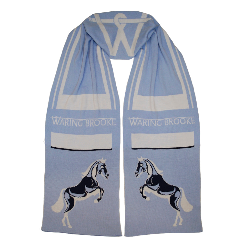 Signature Stallion Scarf Baby Blue