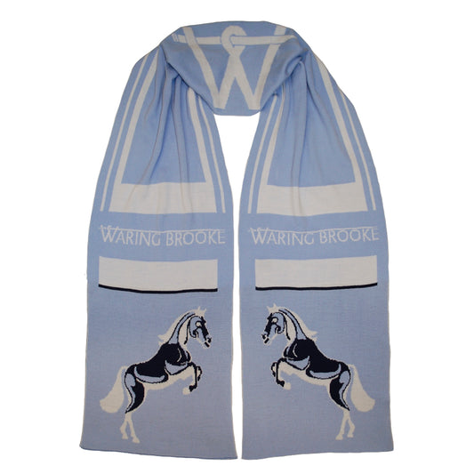 Signature Stallion Scarf Baby Blue