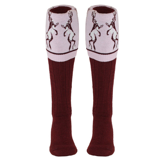 Feral Boxing Hare Socks