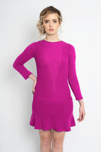 Load image into Gallery viewer, Fit and Flare Dress Fuchsia