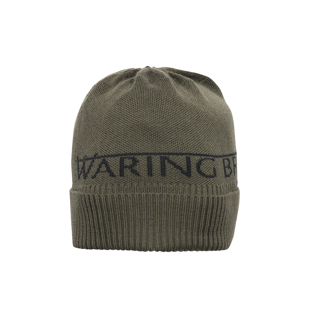 Signature Merino Beanie Hat Green/Black