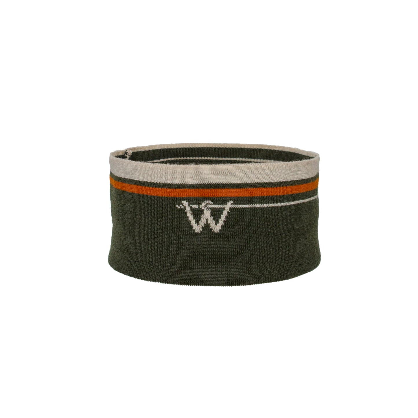 Personalised Pin Headband Taupe/Olive/Orange